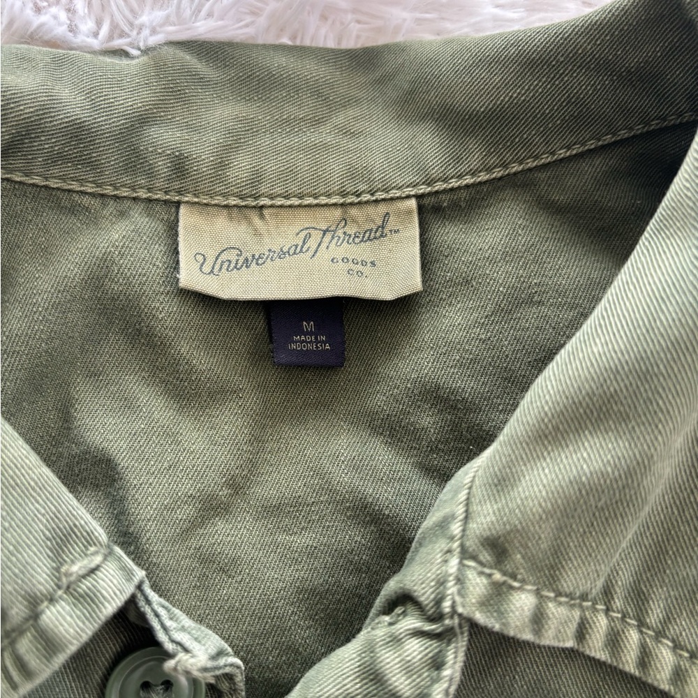 Universal Thread Green Utility Shacket Jacket Wom… - image 2